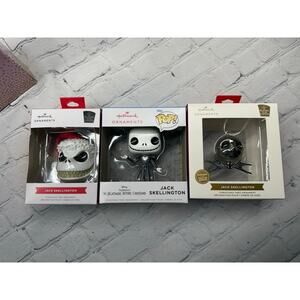 Hallmark Disney Nightmare Before Christmas Jack Skellington Ornaments